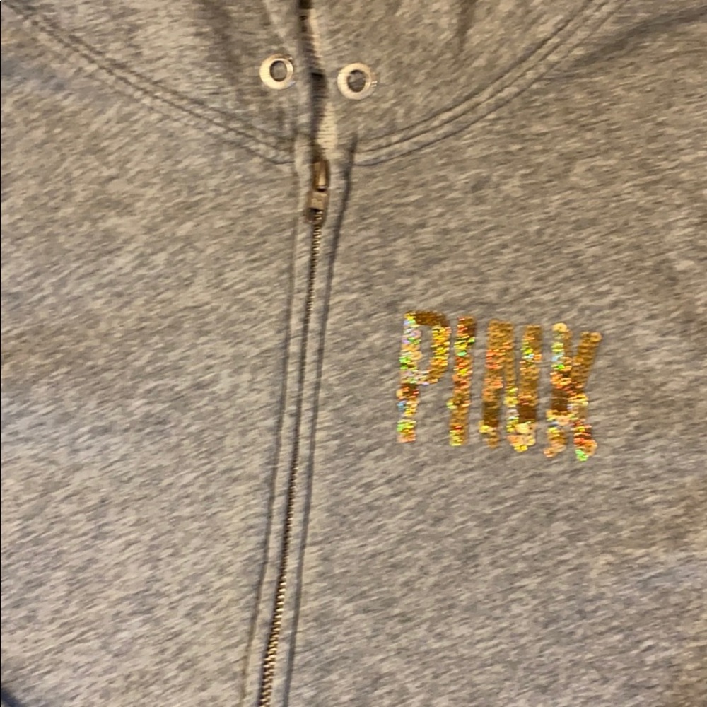 Sequin VS PINK Zip Up - Picture 4 of 8
